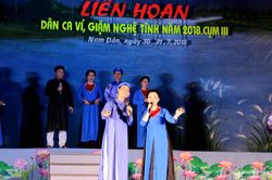 11 Câu lạc bộ tham gia Liên hoan dân ca ví, giặm