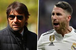 HLV Conte đáp trả lời cảnh báo của Ramos về 'ghế nóng' tại Real