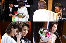 Đẳng cấp 'chị đại' Kim Hye Soo: Ôm bạn trai cũ Yoo Hae Jin, khóc khi Han Ji Min trở thành 'Tân ảnh hậu Rồng Xanh'