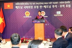 Chủ tịch Quốc hội dự Diễn đàn Đầu tư và Thương mại Việt Nam-Hàn Quốc