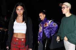 Justin Bieber chạm mặt tình cũ khi đi ăn cùng vợ