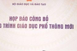 Bộ GD&ĐT chính thức công bố Chương trình giáo dục phổ thông mới