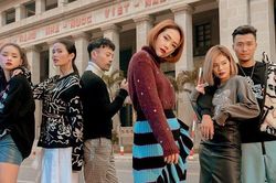 Trước chung kết 'The Face 2018', Minh Hằng thoải mái cùng dàn trò cưng dạo phố