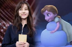 Thử tài lồng tiếng giọng cô bé Anna trong phim 'Frozen', Địch Lệ Nhiệt Ba gây choáng