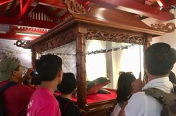Tiêu bản cụ rùa Hồ Gươm cuối cùng thu hút người dân Thủ đô