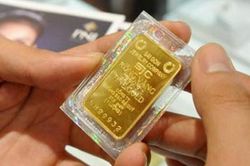 Vàng miếng SJC tiếp tục tăng giá