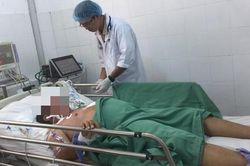 Bệnh nhân suýt mất mạng vì tự ngã khi đi xe máy