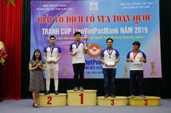 Bế mạc giải Cờ vua toàn quốc: Tài năng 17 tuổi khẳng định ưu thế