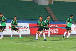 U23 Myanmar rèn thể lực trước trận gặp U23 Việt Nam