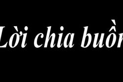 Lời chia buồn