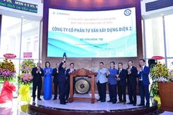 Hơn 12,3 triệu cổ phiếu Tư vấn Xây dựng Điện 2 chính thức lên sàn HOSE