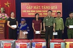 Cục Đào tạo và Công an tỉnh Lào Cai phối hợp thực hiện hoạt động an sinh xã hội