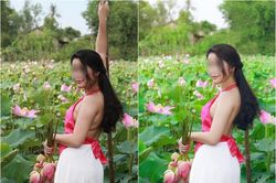 Lại thêm ảnh chụp sen khiến CĐM 'lác mắt': Đỉnh cao biến 'vịt bầu' thành 'thiên nga'