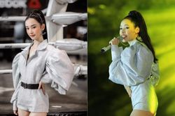 Chi Pu đụng body suit với Jun Vũ nhưng được khen sành điệu hơn nhờ điểm này