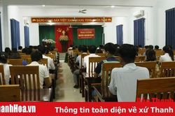 Huyện Hà Trung: Thao giảng Giảng viên lý luận chính trị cụm VI năm 2019