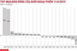Thị trường điều chỉnh, khối ngoại vẫn bơm ròng 264 tỷ đồng