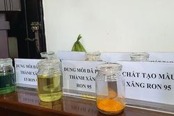 Triệt phá đường dây sản xuất, buôn bán xăng giả