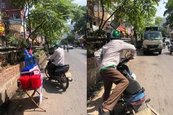 Hà Nội nóng 40 độ, người đi đường mừng rơi nước mắt khi thấy điều này