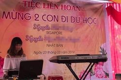 Buổi tiệc liên hoan mừng con đi du học bất ngờ gây tranh cãi dữ dội, bị CĐM chỉ trích là 'làm quá'