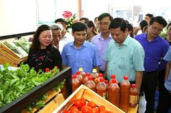 Khai trương cửa hàng nông sản an toàn tại thị trấn Me, Gia Viễn