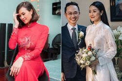 MC Phương Mai và Phí Linh chọn áo dài có thông điệp gì ở lễ ăn hỏi?