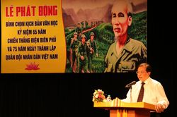 Lễ phát động bình chọn kịch bản văn học kỉ niệm 65 năm Chiến thắng Điện Biên Phủ