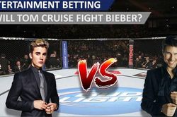 Nhà cái bất ngờ ra tỷ lệ cược sau khi Justin Bieber thách đấu Tom Cruise trên võ đài