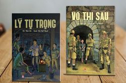 Ra mắt sách tranh màu khổ lớn về Võ Thị Sáu và Lý Tự Trọng