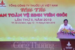 Vinataba tổ chức Hội thi An toàn Vệ sinh viên giỏi năm 2019