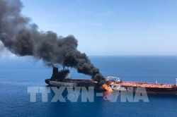Sự cố tàu trên Vịnh Oman: Thủy thủ trên tàu Nhật nhìn thấy 'vật thể bay'