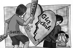 Những đứa con trong gia đình bạo lực