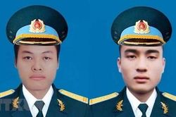 Hôm nay 16/6 tổ chức Lễ truy điệu 2 phi công hy sinh ở Khánh Hòa