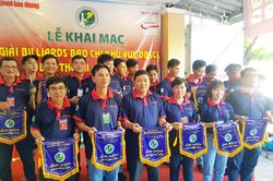 Khai mạc Giải Bida Báo chí ĐBSCL 2019