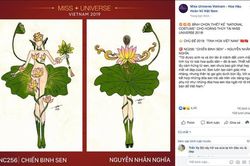 Trang phục 'Chiến binh sen' cho Hoàng Thùy thi Miss Universe 2019 gây tranh cãi