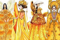 Top trang phục dân tộc giúp Hoàng Thùy 'nuốt chửng' sân khấu Miss Universe 2019