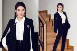 Không cần váy đầm tha thướt, Lý Nhã Kỳ vẫn sáng rực nhờ vest menswear ngời ngời nữ quyền