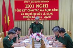 Tổng kết công tác xây dựng Đảng và thi hành Điều lệ Đảng nhiệm kỳ 2015-2020