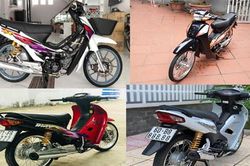Choáng với xe bình dân Honda Wave giá trăm triệu