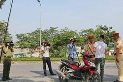 Bản lĩnh của người làm báo mang sắc phục Công an