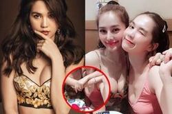 Mang danh 'nữ hoàng nội y', Ngọc Trinh lộ vòng 1 xập xệ hơn cả đàn em thân thiết
