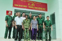Hội Cựu chiến binh tỉnh Lào Cai hỗ trợ 625 triệu đồng xây nhà 'Nghĩa tình đồng đội'