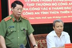 Thứ trưởng Bùi Văn Nam kiểm tra công tác tại Công an tỉnh Thừa Thiên - Huế