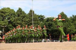 Khai mạc Hội thi điều lệnh, bắn súng, võ thuật Công an nhân dân