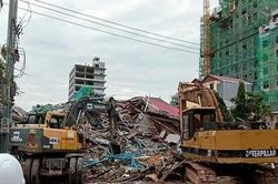 Sập nhà 7 tầng ở Campuchia, nhiều người thương vong