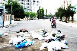 Cần thùng thu gom rác thải