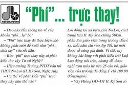 'Phí'... trực thay!