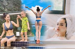 Ca nương Kiều Anh gây sốt với ảnh mặc bikini khoe vóc dáng 'nóng bỏng'