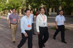 Kiểm tra công tác tổ chức Kỳ thi THPT Quốc gia tại Nghệ An