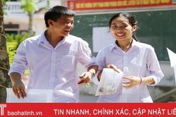 Kết thúc ngày đầu kỳ thi THPT quốc gia: Hà Tĩnh không có thí sinh vi phạm quy chế