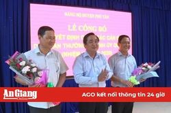 Ban Thường vụ Tỉnh ủy tổ chức lễ trao quyết định bổ nhiệm, điều động cán bộ